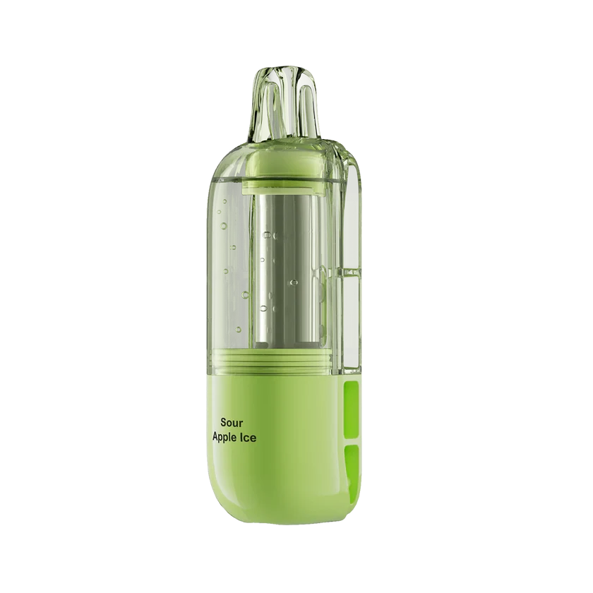 Nexa Flex 40K Pod Sour Apple Ice Disposable Vape Visible Edition - Black Coral